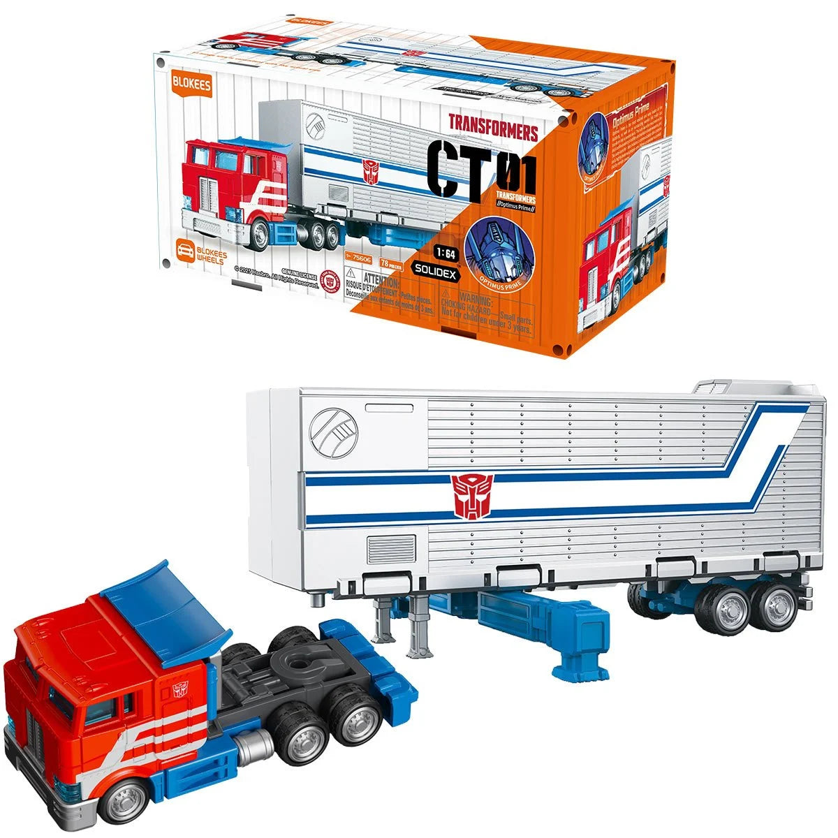 Blokees Wheels Transformers CT01 Optimus Prime Figura Armable