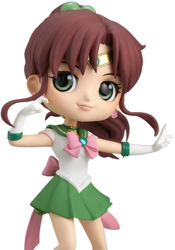 Bandai Qposket Super Sailor Jupiter Sailor Moon Pretty Guardian Figura de Colección