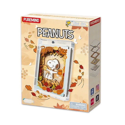 Puremind Snoopy Mini Art Cuadro Acrílico Blind Box