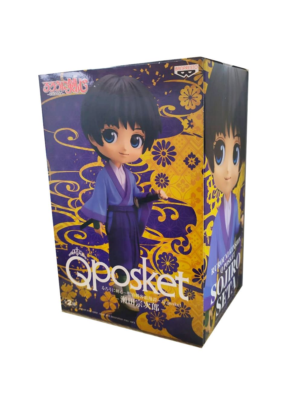 Bandai Qposket Sojiro Seta Rurouni Kenshin Ver. A Figura de Colección (Open Box)