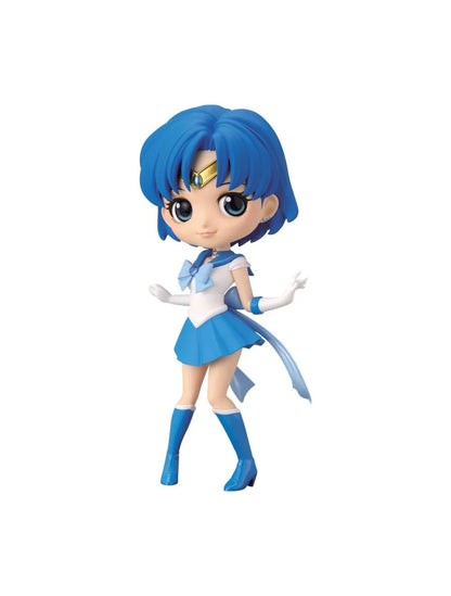 Bandai Qposket Super Sailor Mercury Sailor Moon Pretty Guardian Figura de Colección (Open Box)