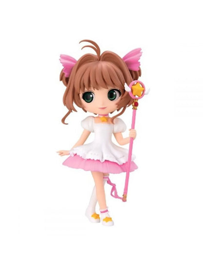 Bandai Qposket Sakura Kinomoto Cardcaptor Sakura Ver. A Figura de Colección (Open Box)