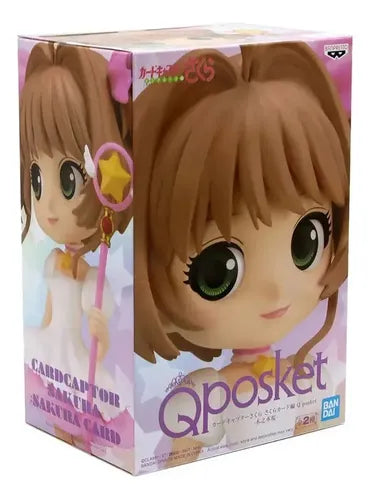 Bandai Qposket Sakura Kinomoto Cardcaptor Sakura Ver. A Figura de Colección (Open Box)