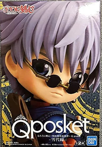 Bandai Qposket Enishi Yukishiro Rurouni Kenshin Ver. B Figura de Colección (Open Box)
