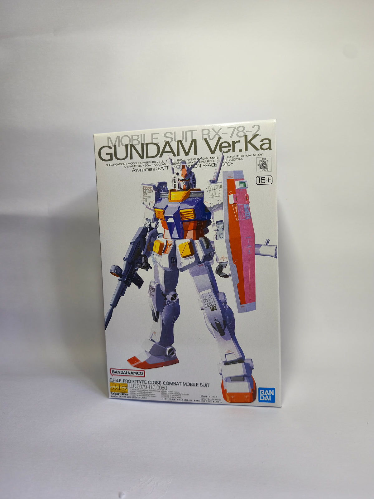 MG 1/100 RX-78-2 Gundam Ver. Ka de pie