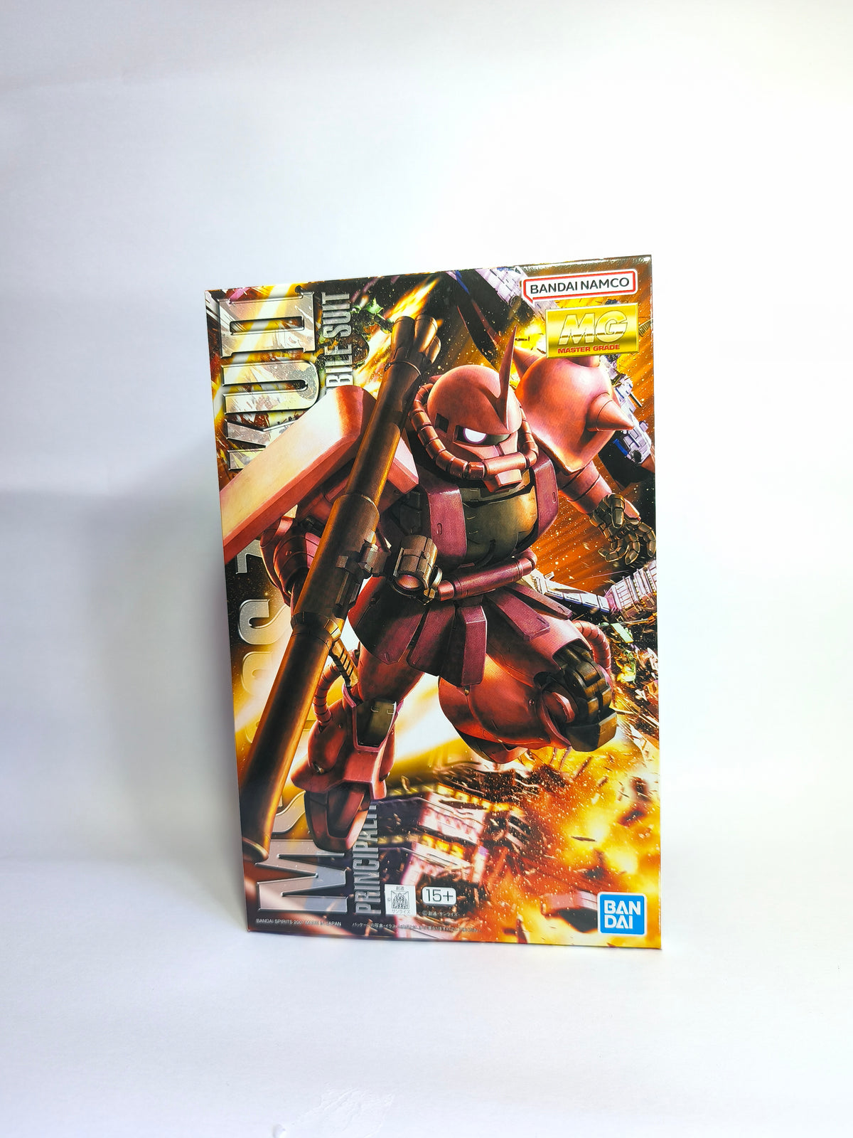 Caja del kit MG 1/100 MS-06S Zaku II de Char Ver. 2.0