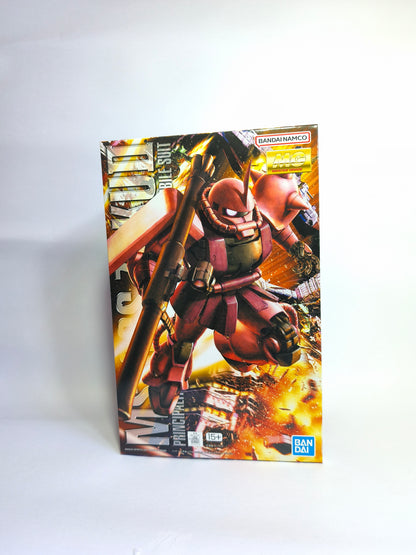 Caja del kit MG 1/100 MS-06S Zaku II de Char Ver. 2.0