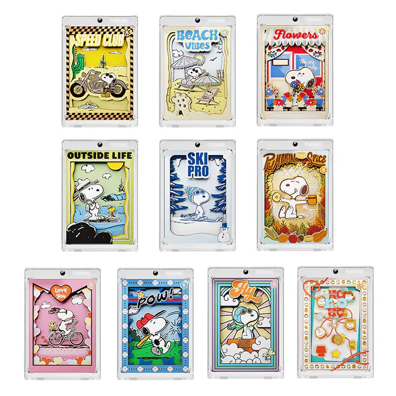 Puremind Snoopy Mini Art Cuadro Acrílico Blind Box