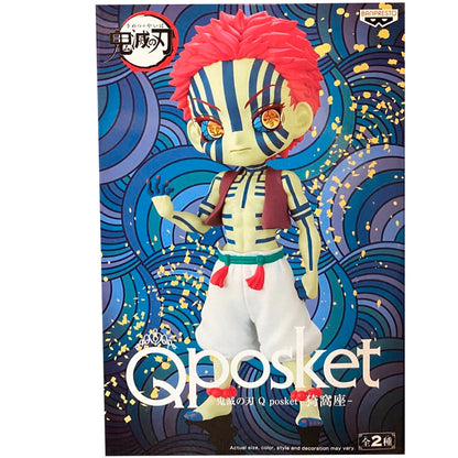 Bandai Qposket Akaza Demon Slayer Ver. A Figura de Colección (Open Box)