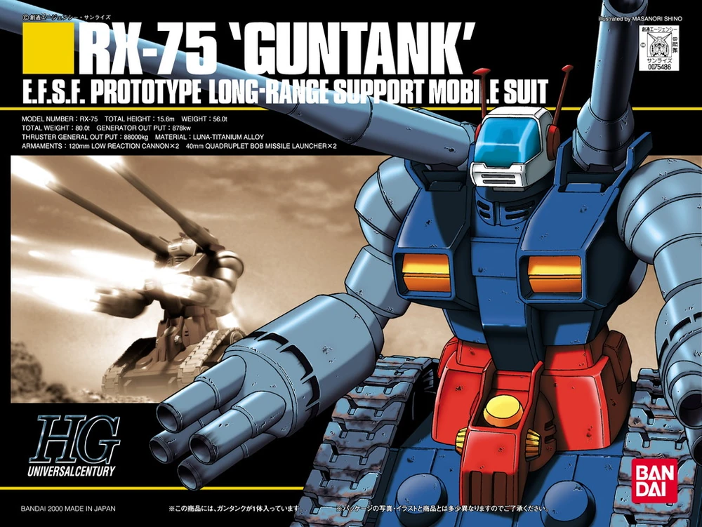 Bandai HGUC 1/144 Guntank Model Kit