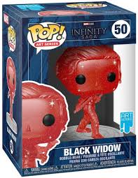 Funko Pop! Black Widow Marvel Art Series Bobble-Head