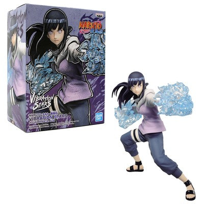 Banpresto Hinata Hyuga Naruto Vibration Stars Figura de Colección (Open Box)