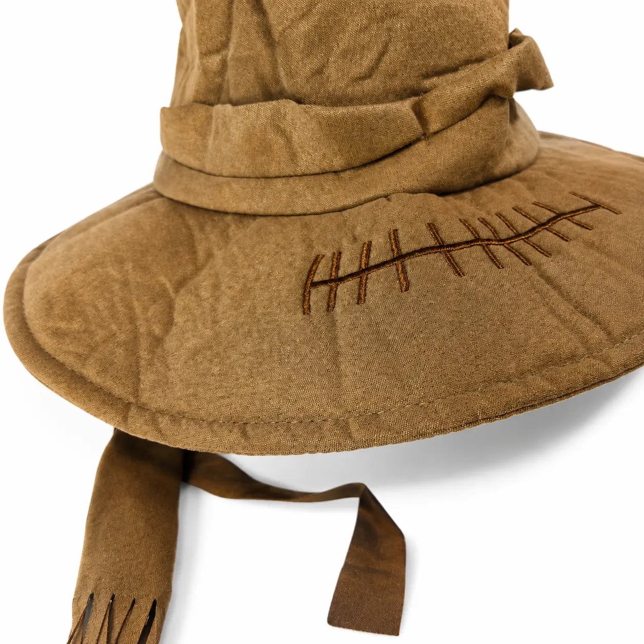 Sombrero Seleccionador Harry Potter - detalle costuras y ala